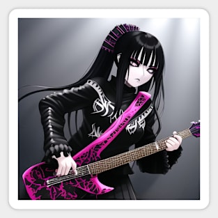 guitar girl Magnet